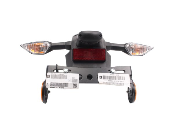 Kentekenplaathouder spatbord knipperlichten achter Kawasaki Z 125 Pro 18-18