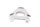 Tankcover contactslot afdekkap kuipdeel wit bovenkant Husqvarna Enduro 701 24-24