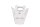 Tankcover contactslot afdekkap kuipdeel wit bovenkant Husqvarna Enduro 701 24-24