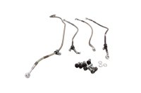 Tubi freno treccia aeronautica kit 4 pezzi Suzuki GSX 1100 G GV74A 91-96