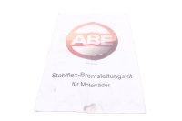 Tubi freno treccia aeronautica kit 4 pezzi Suzuki GSX 1100 G GV74A 91-96