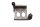 Accuhouder beugel montageplaat steun rubberdempers BMW K 1200 GT K41 0548 02-05