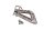 Support repose-pied arrière gauche passager Honda XRV 750 Africa Twin RD07 93-03
