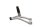Fodhvilerbeslag passager holder bag venstre BMW K 1200 GT K41 0548 02-05