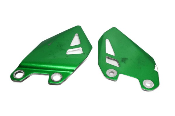 Hielbeschermer links rechts set groen plaat Kawasaki Z H2 1000 T SE 26-26