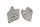 Hielbeschermer links rechts set groen plaat Kawasaki Z H2 1000 T SE 26-26