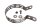 Lyddæmperbøjle udstødning holder spændebånd beslag Suzuki GSX 1100 G GV74A 91-96