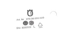 Zijkuip radiatorkap spoiler afdekpaneel links Husqvarna Enduro 701 24-24