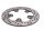 Bremseskive bag rotor disc hjul 5 huller boret Suzuki SV 1000 S WVBX 03-07