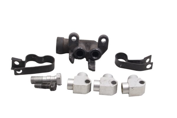 Brake line distributor junction block clamp bracket Honda XL 1000 V SD01 99-00