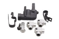 Brake line distributor junction block clamp bracket Honda XL 1000 V SD01 99-00