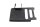 Cache protection plaque support habillage arrière BMW K 1200 GT K41 0548 02-05