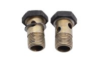 Banjo bolts oil cooler line hollow screw pair lower BMW K 1200 GT K41 0548 02-05
