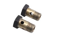 Banjo bolts oil cooler line hollow screw pair lower BMW K 1200 GT K41 0548 02-05