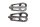 Chain adjusters tensioners swingarm left right Honda XL 1000 V SD01 99-00