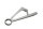 Support silencieux échappement patte fixation pot BMW R 12 nineT K21 0N01 24-25