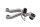 Footrest hanger bracket rear pillion passenger right Suzuki SV 1000 S WVBX 03-07