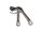 Footrest hanger bracket rear pillion passenger right Suzuki SV 1000 S WVBX 03-07