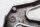 Footrest hanger bracket rear pillion passenger right Suzuki SV 1000 S WVBX 03-07