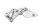 Footrest bracket rider peg hanger plate front right Suzuki SV 1000 S WVBX 03-07