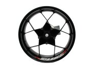 Baghjul fælg 5.0x17 tommer sort med kuglelejer KTM...