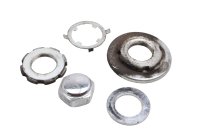 Steering stem nut set lock tab washer top yoke Honda XL 1000 V SD01 99-00