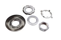 Steering stem nut set lock tab washer top yoke Honda XL 1000 V SD01 99-00