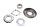 Steering stem nut set lock tab washer top yoke Honda XL 1000 V SD01 99-00
