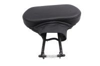 Ryggstöd sissy bar dyna backrest stoppning svart Harley-Davidson universell