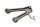 Soporte placa estribera pasajero trasero izquierdo Suzuki SV 650 S WVBY 03-06