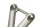 Passenger footpeg with bracket folding rear right Ducati Panigale 1100 V4 25-25