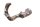 Komplet udstødning manifold katalysator lyddæmper Yamaha YZF-R9 900 A 26-26