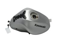 Depósito gasolina combustible plata metalizado Kawasaki ER-6N ER650A 05-08