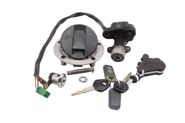Låssats tändningskontakt tanklock sadel 2 nycklar Suzuki SV 1000 S WVBX 03-07