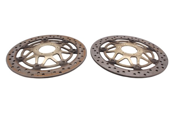 Discos de freno par delanteros izquierdo derecho Honda XL 1000 V SD01 99-00