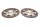 Discos de freno par delanteros izquierdo derecho Honda XL 1000 V SD01 99-00