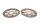 Discos de freno par delanteros izquierdo derecho Honda XL 1000 V SD01 99-00