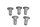 Remschijfbouten schroeven achter 5 stuks BMW R 1200 GS K25 0307 R12 04-07