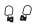 Bromsslanghållare clips par fram vänster höger Kawasaki ZR 7S ZR750F H 01-04