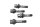 Tornillos rueda trasera kit pernos llanta BMW R 1100 GS Enduro/Reiseenduro 93-99