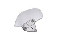 Side cover fairing panel trim left silver BMW G 650 Xcountry E65X 0164 K15 07-10