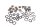 Remschijfbouten set afstandsbussen ringen voor BMW R 1200 GS K25 0307 R12 04-07