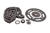 Kit chaîne transmission pignon sortie boîte couronne Suzuki SV 1000 S WVBX 03-07