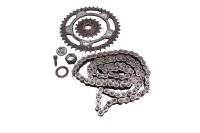 Kit chaîne transmission pignon sortie boîte couronne Suzuki SV 1000 S WVBX 03-07