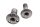 Swingarm pivot bolt shaft left right set BMW G 650 Xcountry E65X 0164 K15 07-10