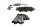 Bultsats skruvar muttrar slangklämmor motor ram clips Suzuki SV 650 S WVBY 03-06