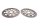 Disques de frein avant paire gauche droite KTM Super Moto 950 LC8 SM950 05-08