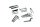 Trousse outils de bord sacoche clé bougie pince Kawasaki ZR 7S ZR750F H 01-04