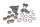 Vis disque de frein jeu avant arrière BMW R 1100 GS Enduro/Reiseenduro 93-99