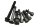 Schroevenset bouten moeren sluitringen BMW K 100 RS 4 Ventiler K589 0523 89-92